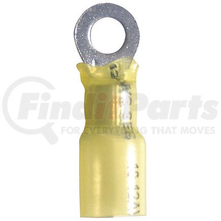 Phillips Industries 1-1933 STA-SRY Crimp & SEAL Ring Terminal - 12-10 Ga., #10 Stud, Yellow, 25 Pieces