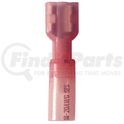PHILLIPS INDUSTRIES 1-1975 - sta-dry® crimp & seal™ fully installed slip-on terminals - 20-18 ga., female, 0.250", 25, bag, red