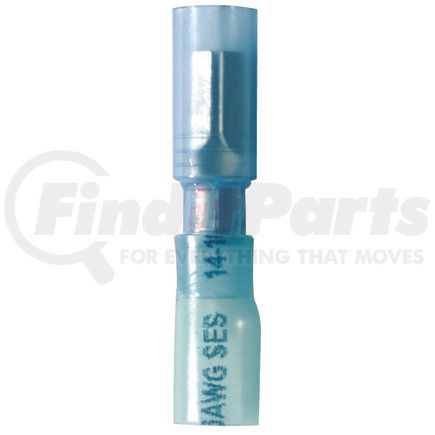 Phillips Industries 1-1983 Female Bullet Terminal - Fully Insulated, 16-14 Ga., .157 in. Diameter, Blue