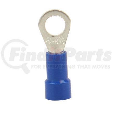 Phillips Industries 1-52126 PVC Ring Terminal - 16-14 Ga., #10 Stud, Blue, Polybag, Pack of 100