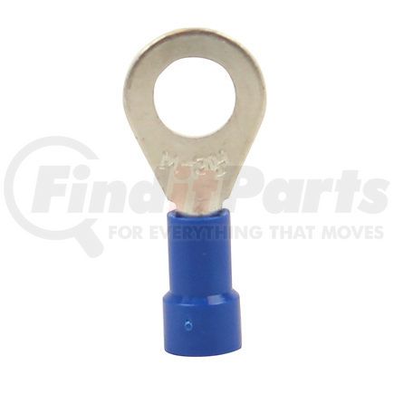 Phillips Industries 1-52136 Ring Terminal - 16-14 Ga., 1/4 Inch Stud, Blue, Quantity 100