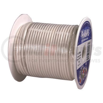 Phillips Industries 2-136 Primary Wire - 100 ft. Spool, White, 12 gauge