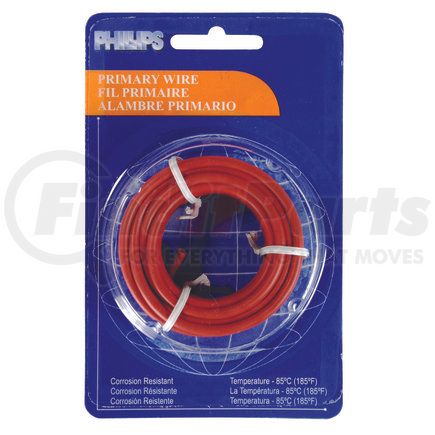 Phillips Industries 2-1513 Primary Wire - 8 Ga., Black, 6 ft., Polybag, SAE J1128, Type GPT