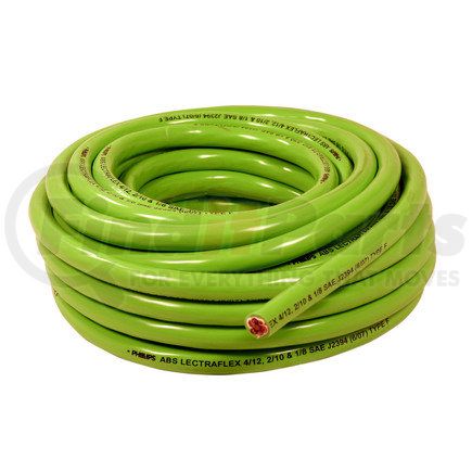 Phillips Industries 3-326 Bulk Wire - 50 ft., 7 Conductor, 1/8, 2/10, 4/12 ga, 0.680 in. OD, Bright Green, ABS