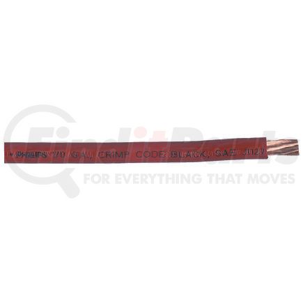 Phillips Industries 3-509 Battery Cable - 25 ft. Spool, Red, 1/0 ga., 133 x 21 Stranding