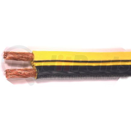 Phillips Industries 3-518 Battery Booster Cable - 100 ft. Spool, Yellow and Black, 4 ga., 2 Conductor