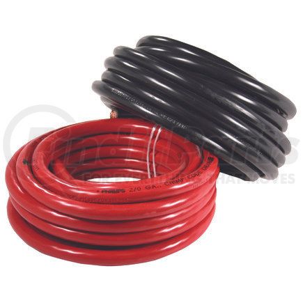 Phillips Industries 3-511 Battery Cable - 25 ft. Spool, Red, 2/0 ga., 259 x 23 Stranding