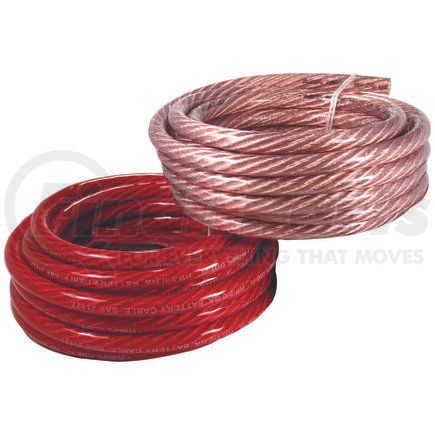 Phillips Industries 3-545 Battery Cable - Corrosion-Detecting 4 Ga., Translucent Red, 25 ft., Spool