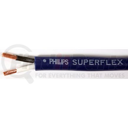 Phillips Industries 3-652 Bulk Wire - 2/14 Ga., Dark Blue, -85°F/-65°C, 100 Feet, Spool