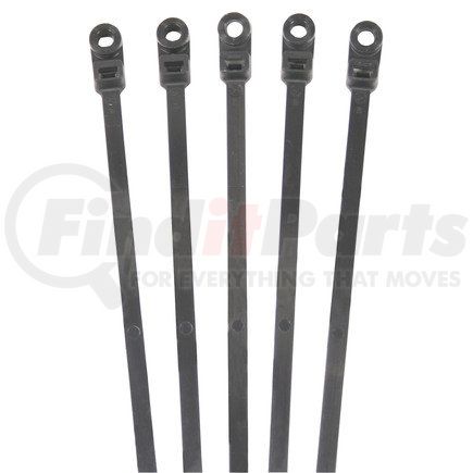 Phillips Industries 8-49077 Cable Tie - 8" Black, Bundle Diameter 0.276" - 1.811 in., 100 Pieces