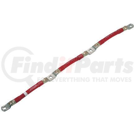 Phillips Industries 9-372 Battery Cable Harness - 2/0 Ga., Translucent Red, 4 Lug, 26 in.