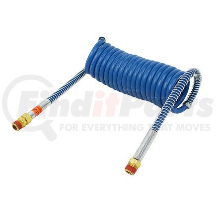 Phillips Industries 11-318 Air Brake Hose Assembly - 1/2 in. NPTF, 15 ft., Blue (Service) Coil Only