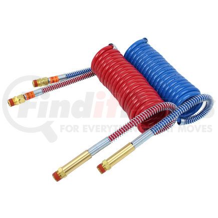 Phillips Industries 11-3120 Air Brake Hose Assembly - 12 ft., Red and Blue (Emergency and Service)