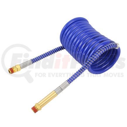 Phillips Industries 11-5152 Air Brake Hose Assembly - 1/2 in. NPTF, 15 ft., Blue (Service) Coil Only