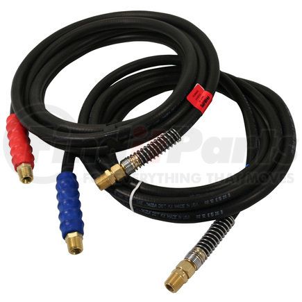 Phillips Industries 11-8112 Air Brake Air Line - 12 ft., Black, Straight, Rubber, with Red and Blue Grip