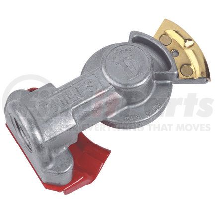 Phillips Industries 12-008 Gladhand - Straight Mount Emergency, Red, 1/2 in. Female Pipe Thread