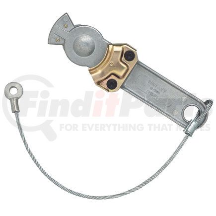 Phillips Industries 12-0100 Gladhand - Economy shut-off "Dummy", Aluminum, with 18 in. Cable with Ring Terminal