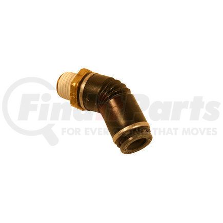 Phillips Industries 12-98064 Bulkhead Fittings - 45 deg. Male Elbow (Swivel), 1/4 in. Pipe Size, 3/8 in. Tube Size