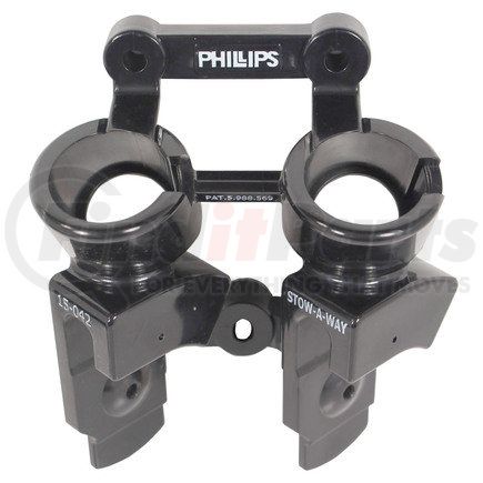 Phillips Industries 15-042 Air Brake Gladhand Holder Mounting Bracket - 2 Plug, 2 Gladhand Holder