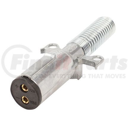 Phillips Industries 15-339 Trailer Power Cable Plug - Vertical Dual Pole Plug Reinforced Zinc Die-Cast Housing