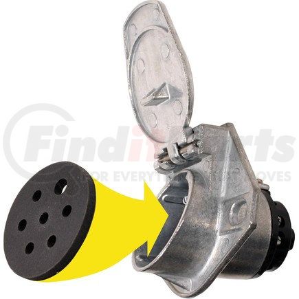 Phillips Industries 15-795 Trailer Receptacle Socket Gasket - Corrosion Prevention Gaskets, 2/Bag