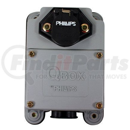 Phillips Industries 16-8511 Trailer Nosebox Assembly - Qbox with 15 Amp Circuit Breakers