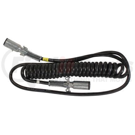 Phillips Industries 22-4721 Trailer Power Cable - Permacoil 15 ft., 72 in. with Zinc Die-Cast Plugs