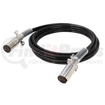 Phillips Industries 23-2232 Trailer Power Cable - Vertical Dual Pole, Straight, 10 Feet, 2/4 Ga.