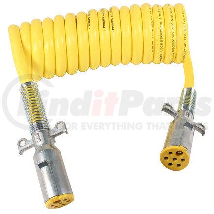 Phillips Industries 31-4623 Cable Assembly - Accessory Auxiliary, Coiled, 15 Ft., 1/8, 2/10 & 4/12 ga., with ISO 3731 Plugs