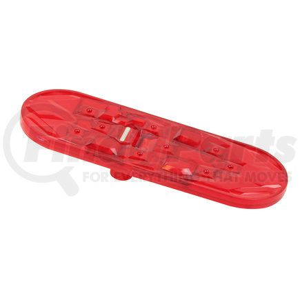 Phillips Industries 51-60312 Brake / Tail / Turn Signal Light - 6.5 in., Oval, Red, Grommet Mount