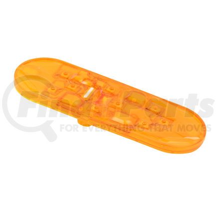 Phillips Industries 51-60313 Brake / Tail / Turn Signal Light - 6.5 in., Oval, Amber, Grommet Mount