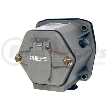 Phillips Industries 60-2520 Trailer Nosebox Assembly - Single Circuit, without Circuit Breakers