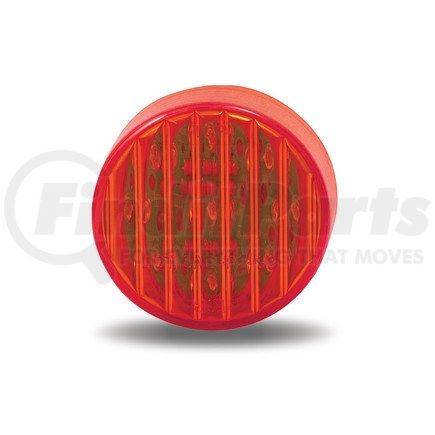 TRUX TRX-224 Marker Light (Display Light) - 2", Round, Red Lens, LED, 9 Diodes