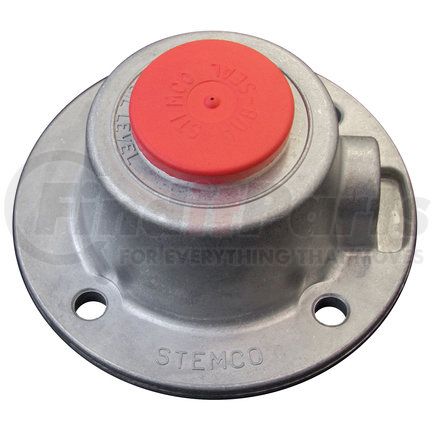 Stemco 343-4065 Wheel Hub Cap - 4 Bolts, 3.625" Bolt Circle, 5/16" Size, with Pipe Plug