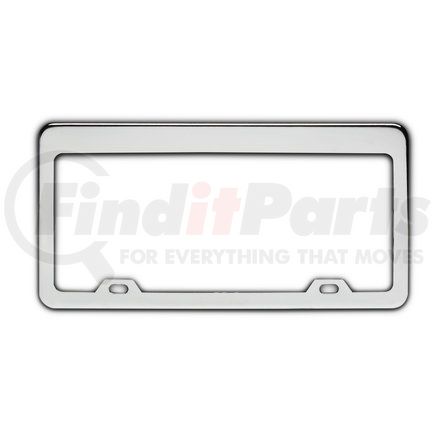 Roadmaster 425 License Plate Frame, Chrome Deluxe - Fuse Breaker Compartment Door, with Louvers and Decorative Engraving