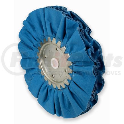 Roadmaster 8020-6 6" Blue Airway Buffing Wheel 12-ply; 5/8" and 1/2" Arbor