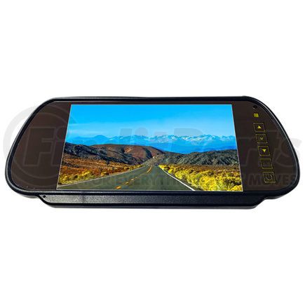 Boyo VTM700M Rearview Mirror Monitor, 7", Clip-On, with 2 Video Inputs and Wireless Remote Controller