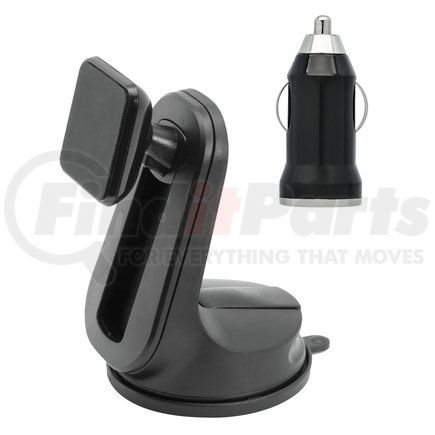 Bracketron Inc BT19772 Mobile Phone Mounting Bracket - Magnet, Rotating Head and Sliding Mechanism