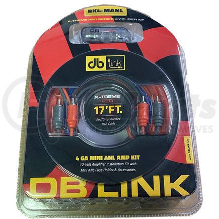 DB LINK RK4MANL - subwoofer and amplifier kit - anl amplifier kit terminal jacket, 4 gauge, mini