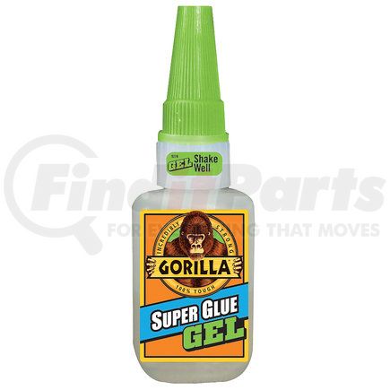GORILLA GLUE 7710101 - super glue - clear, gel, fast-setting, 20g, anti-clog cap