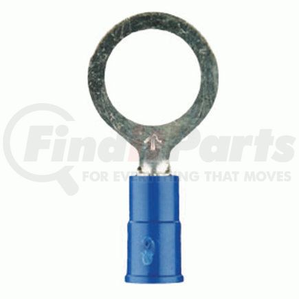 The Install Bay 3MBVRT10 Ring Terminal - Vinyl, Blue, 16/14 Gauge, #10