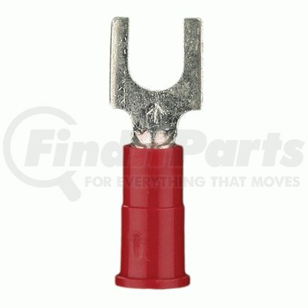 The Install Bay 3MRVST8 Spade Terminal - 22-18 Gauge, Red, Vinyl, #8