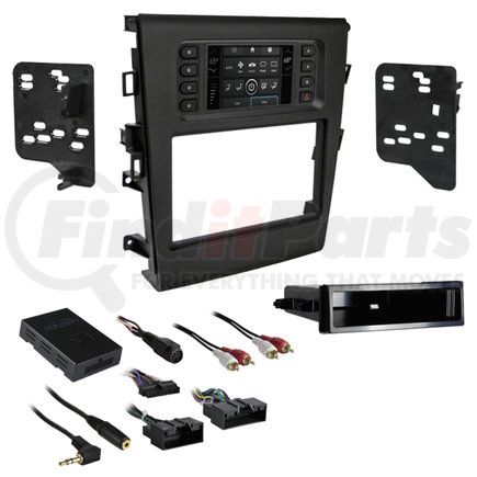 Metra Electronics 995841B Interface and Wiring Harness, with Painted Black Radio Trim Panel