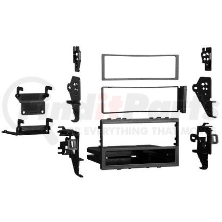 Metra Electronics 997898 Dash Kit, Single DIN/ISO Radios, with Rear Support Bracket Radio Housing/Radio Housing Trim Plate/Radio Housing Bracket