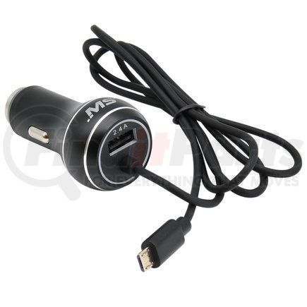 Mobile Spec MBS03120 USB Charging Cable - USB Car Charger, Micro 2.4A