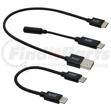 Mobile Spec MBS05100 USB Charging Cable - USB-C Charge and Sync Cable Kit