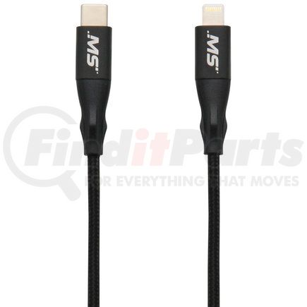 MOBILE SPEC MBS06900 - usb charging cable - lightning to usb-c cable, 6 ft. heavy-duty