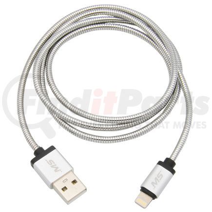 Mobile Spec MBS06277 USB Charging Cable - Lightning To USB Cable, 8 ft., Braided