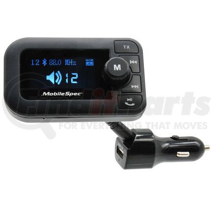 Mobile Spec MBS13203 Media Player FM Transmitter - USB, with XL Display