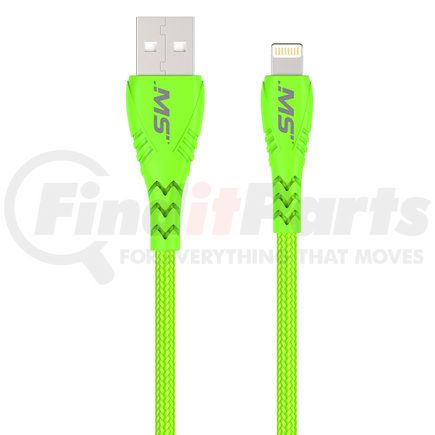 Mobile Spec MB06723 USB Charging Cable - Lightning To A Cable, 10 ft., Hi-Visibility